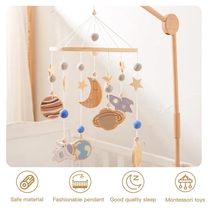 Wooden Baby Rattle Toys